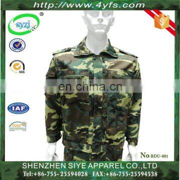 Wholesale Army Tactical BDU Camouflage Military Uniform