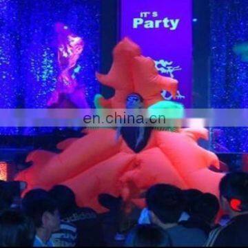 led halloween event/party/club/night bar inflatable stage show costume