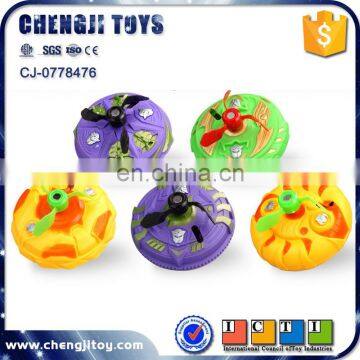 Promotional plastic super magnetic control spinning top toy