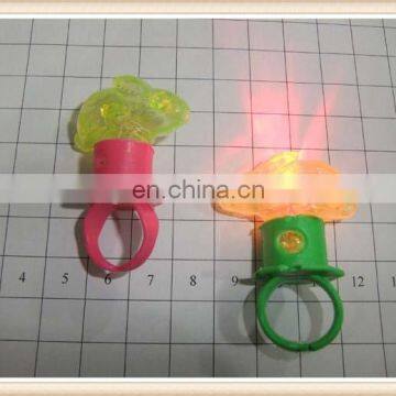 Finger ring Flash bunny toy plastic promotion gift