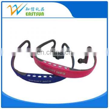 Head Wearing mp3 headphone digital mp3 player