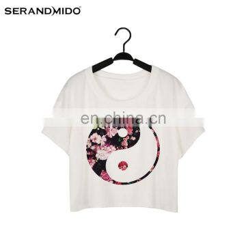 half length chinese element new design ladies t shirts