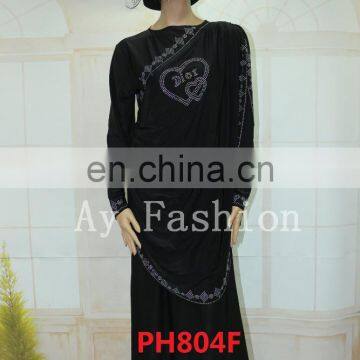 Islamic Clothing 100%polyester Fabric Material Muslim Arab Thobe Thawb Robe Abaya photo-4