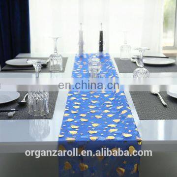 wedding custom decorative hot seller cheap elegant purple table cloth