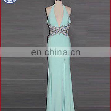 halter sexy new slim prom dress