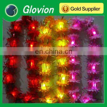 Party decoration flower lei Led Promotional Gift Garlands