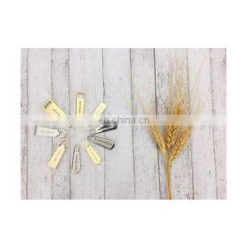 Custom Metal Zipper Head Handbag Fancy Zipper Pullers photo-3