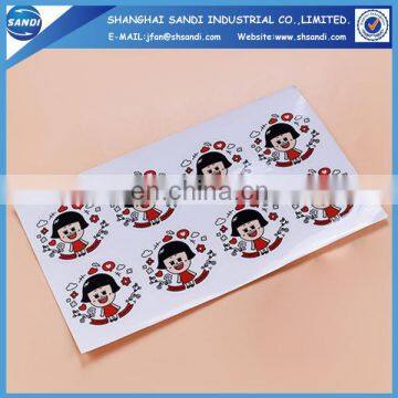 cheap full color printing adhesive label paper