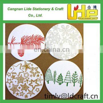 promotion absorbent paper coffee/beer coasters