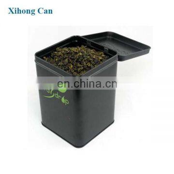 Promotional square custom printed tin box