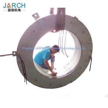 JARCH Through Hole Slip Ring 1000mm Industrial Slip Rings Large Bore electrical connectors