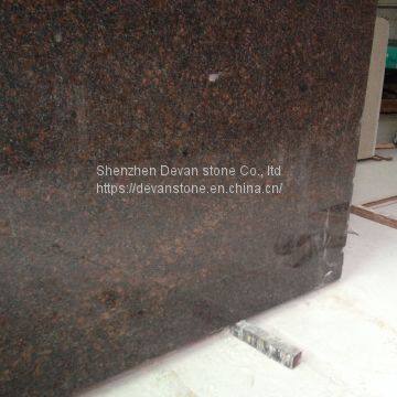 Tan Brown Granite Floor Tiles Kitchen Countertops Polished photo-4
