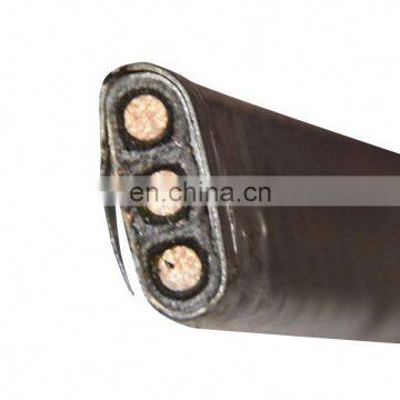 5KV 3x10mm2 PP/LEAD Flat Submersible Oil Pump Cable