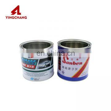 Round Screw Top Pvc Glue Can With Metal Cap or Plastic Oil Drum 42mm and Handle Iron Bucket for Solvent photo-2