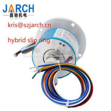 1-way gas multi-channel electric slip ring gas rotary joint electric combination slip ring gas electric integrated slip ring