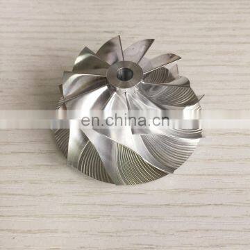 CT26 42.90/58.00mm 10+0 Blades High Performance Turbo Aluminum 2618/milling/billet Compressor Wheel