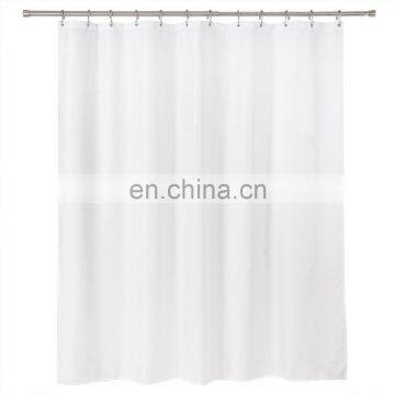 Shower Curtain, White Polyester Fabric Shower Curtain Liner Hotel Quality Bathroom Shower Curtains