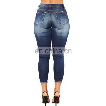 DiZNEW 2019 USA OEM Brand Customized High Waist Jeans Levanta Cola photo-2