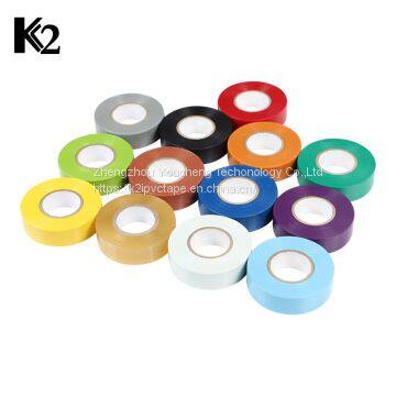 Good Quality Free Sample Customized water proof high voltage high adhesive  PVC Electrical Insulating Tape