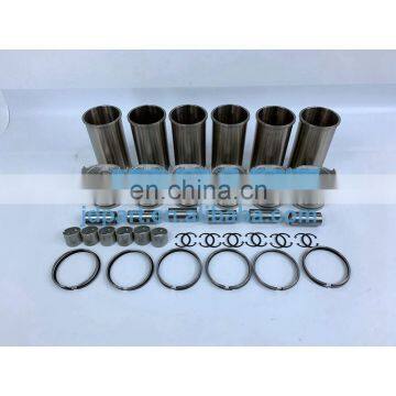 PE6T Liner Kit With Cylinder Piston Rings Liner For Nissan