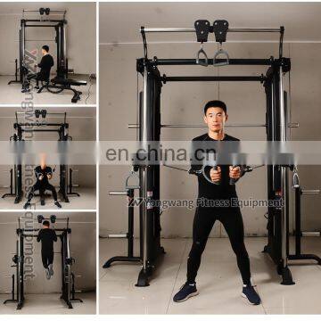 Professional Commercial Gym Strength Machine Free Weight YW-1761 Smith and Multi Functional Trainer Machine photo-6