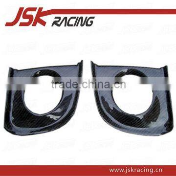 FOR EVO 10 EVO X CARBON FIBER FOG LAMP COVER FOR MITSUBISHI LANCER EVO X EVO 10 (JSK200814)