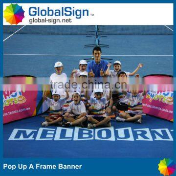 Shanghai GlobalSign double sides printed pop up a frame