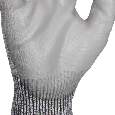 Cut Resistant Level 5 HPPE Liner PU Coated Anti Cut Gloves With EN388 4543C photo-3