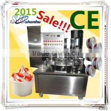 china supplier high speed rotary cup filling sealing machine for sale