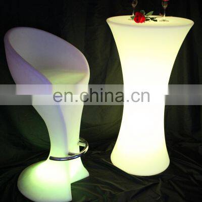Modern Design Night Bar Light up Led Bar Chairs Stool for Pub photo-4