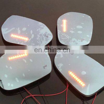 Panoramic rear view blue mirror glass Led turn signal Heating blind spot monitor for Cadillac ATS-L 2014,2pcs