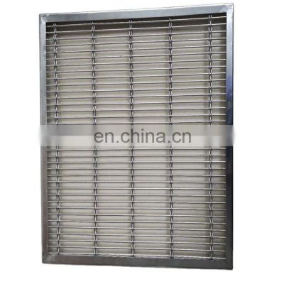 decorative wire mesh Decorative perforated metal screen stainless steel star hotel project