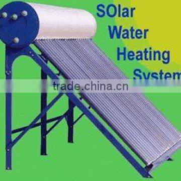 compact non-pressured water solar heater