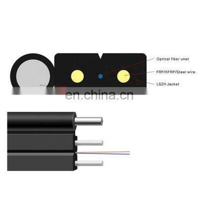 Hanxin Outdoor Drop Self Supporting FTTH Bow Type Network Fiber Optic Cable photo-3