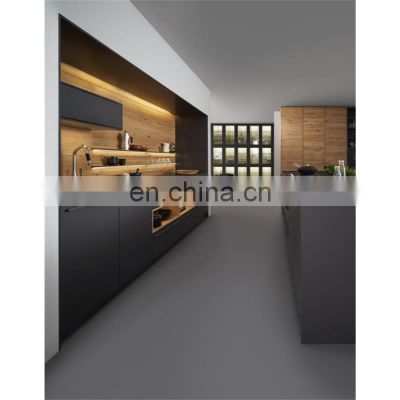 Kitchen furniture customized solid wood kitchen cabinet with factory price