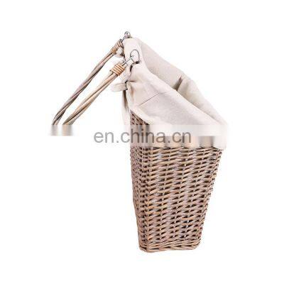 K&B Convenient Small Hanging Storage Basket Multifunction Hanging Rattan Basket photo-3
