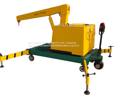 Warehouse Workshop Floor Mounted Electric Floor Crane With CE photo-3