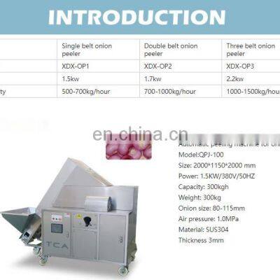 Professional Automatic 300kg/h Onion Peeler Machine photo-4