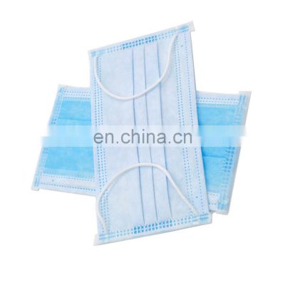 Personal Protective Equipment Nonwoven 3 Ply Disposable Medical Face Masks