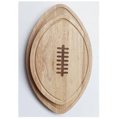 Factory Wholesale Rubber Wood Fish Chopping Board photo-2
