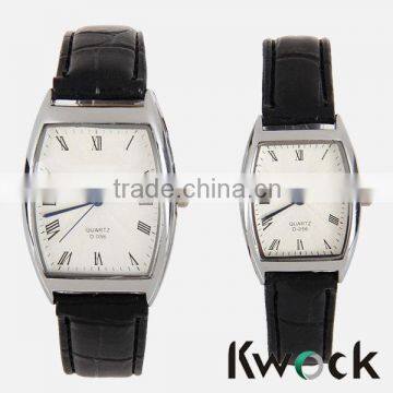 ANALOG LEATHER DRESS COUPLE LOVER PAIR WATCH GIFT