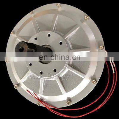 Custom 5kw 2000rpm Coreless Disc 3 Phase Silent Free Energy Electric Energy Low rpm Magnet Motor Generator Alternator