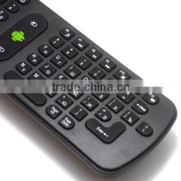 2.4GHz Mini Fly Air Mouse Wireless Keyboard for tv box +rc11 fly air mouse in russian