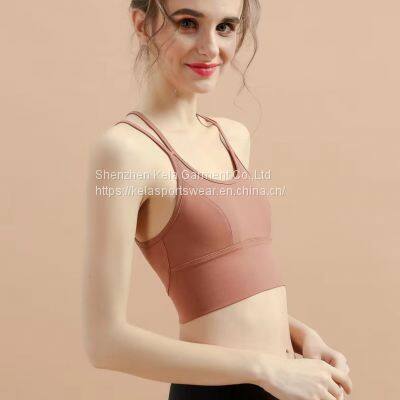 Wholesale Fitness Yoga Wear Women Sports Bras Fitness Yoga Wear  Sexy Sports Bra  Summer Casual Sports Wear