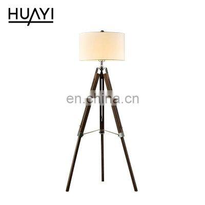 HUAYI Luminaires Zhongshan Tiffany Cordless Home Acrylic Standing Tripod LED Floor Lamps for Living Room