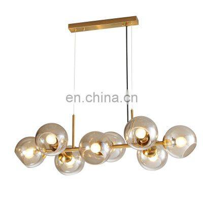 Nordic Postmodern Ceiling Pendant Lamp Luxury Hanging Lights For Restaurant Living Room Home Bar Decor Molecular Chandelier