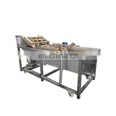 brush type vegetable washing and peeling machine carrot garlic potato brush type washing peeling machinery chili washing machine