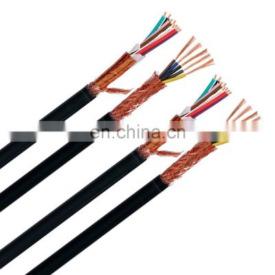 pvc insulated shielded instrument control cable 300 300v rvvp shielded flexible cable