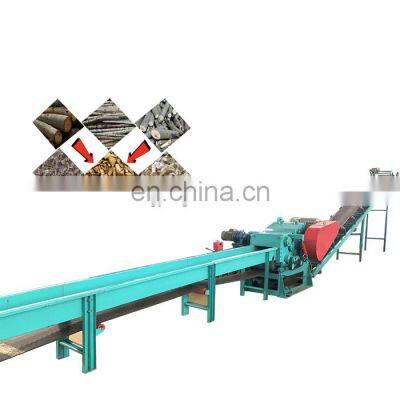 2021 Hard wood shredder Empty fruit bunch crusher High productivity hydraulic wood chipper