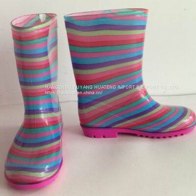 Cartoon Kid's rain boots,Colourful Child boots,Children Transparent rain boot,Comfortable kid rain boots,Cheap Children boots